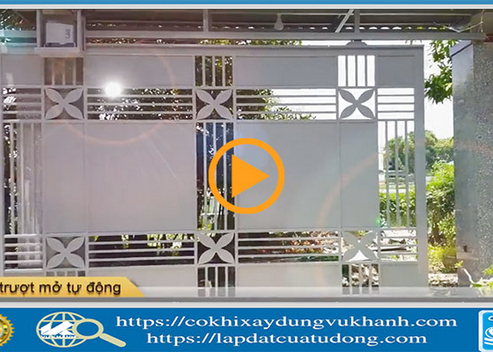 Cổng trượt mở tự động - Cửa lùa tự động