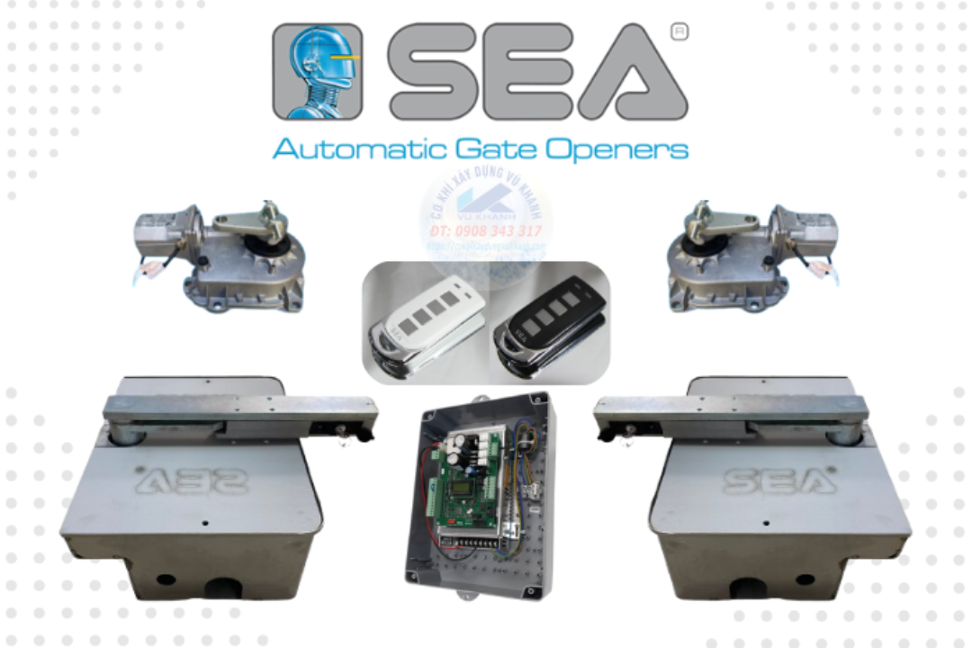 Motor mở cổng tự động âm sàn Sea Italy