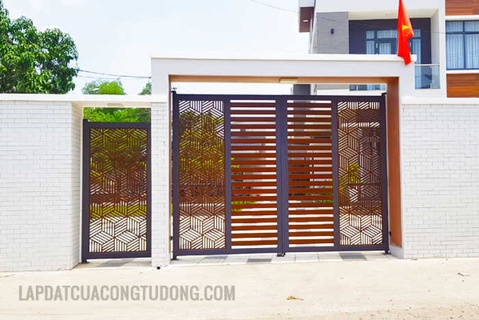 Thi công lắp đặt Cửa Cổng Sắt tự động